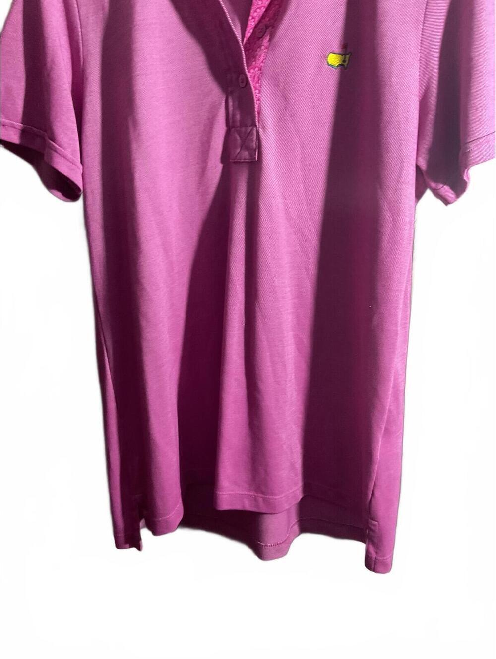 Magnolia Lane Orchid Masters Golf Short Sleeve Polo Shirt/ Large - Picture 4 of 11
